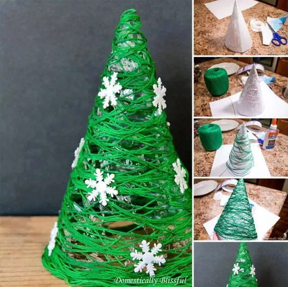 10 modelos de árvore de natal e como fazer fácil - DIY - Como Fazer Fácil
